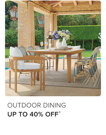 Outdoor Dining Up to 40% Off