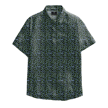 Black Floral Shirt