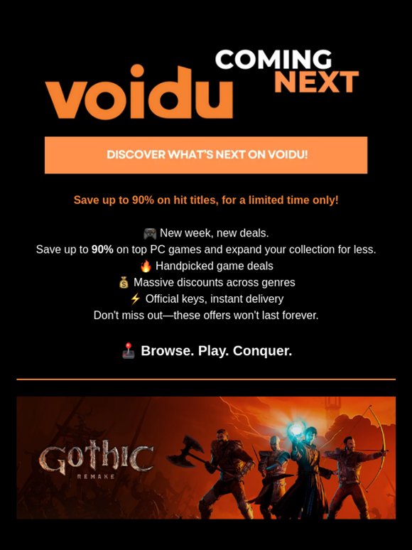 DISCOVER WHAT'S NEXT ON VOIDU!