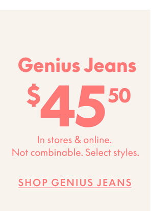Genius Jeans $45.50