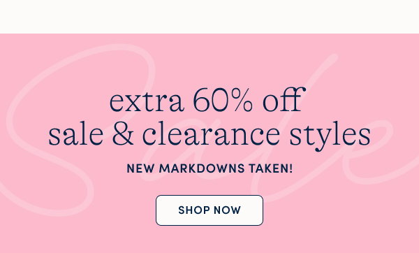 60% off sale & clearance