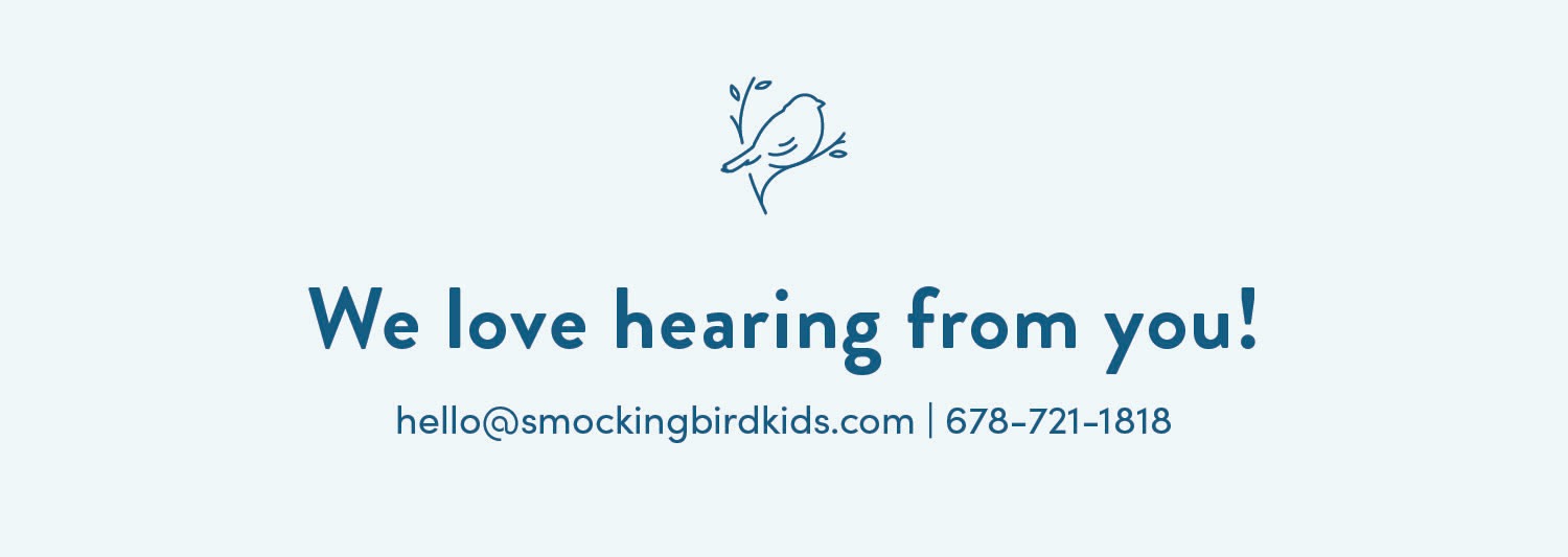 Smockingbird Frequent Feathers rewards program, join our flock