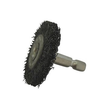 Klutch Wire Wheel, 2in., 1/4in. Hex Shank