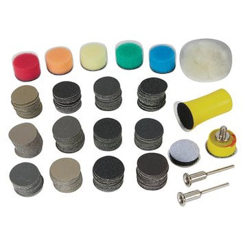 Klutch Polishing Kit, 1in. Dia., 191 Pcs.