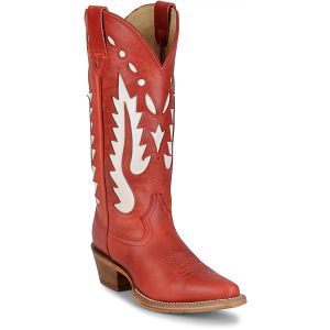 Faye 13" Western in red.