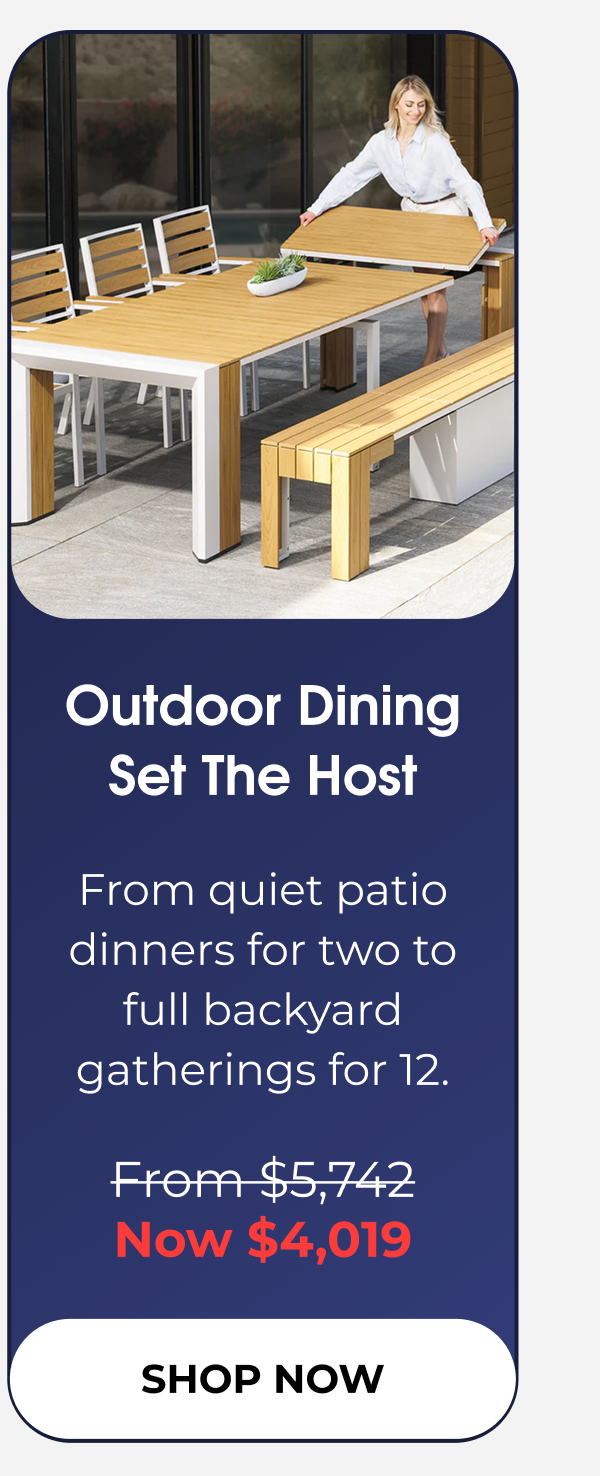 Outdoor Dining Set - The Host
