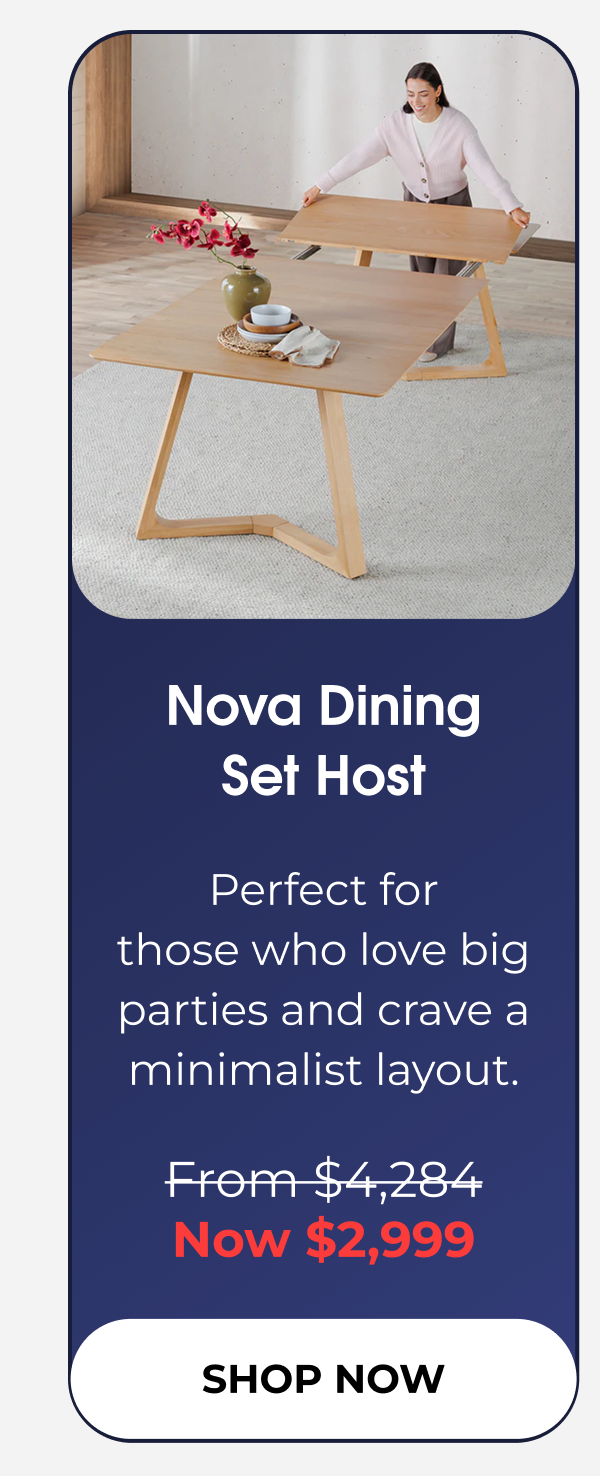 Nova Dining Set Host