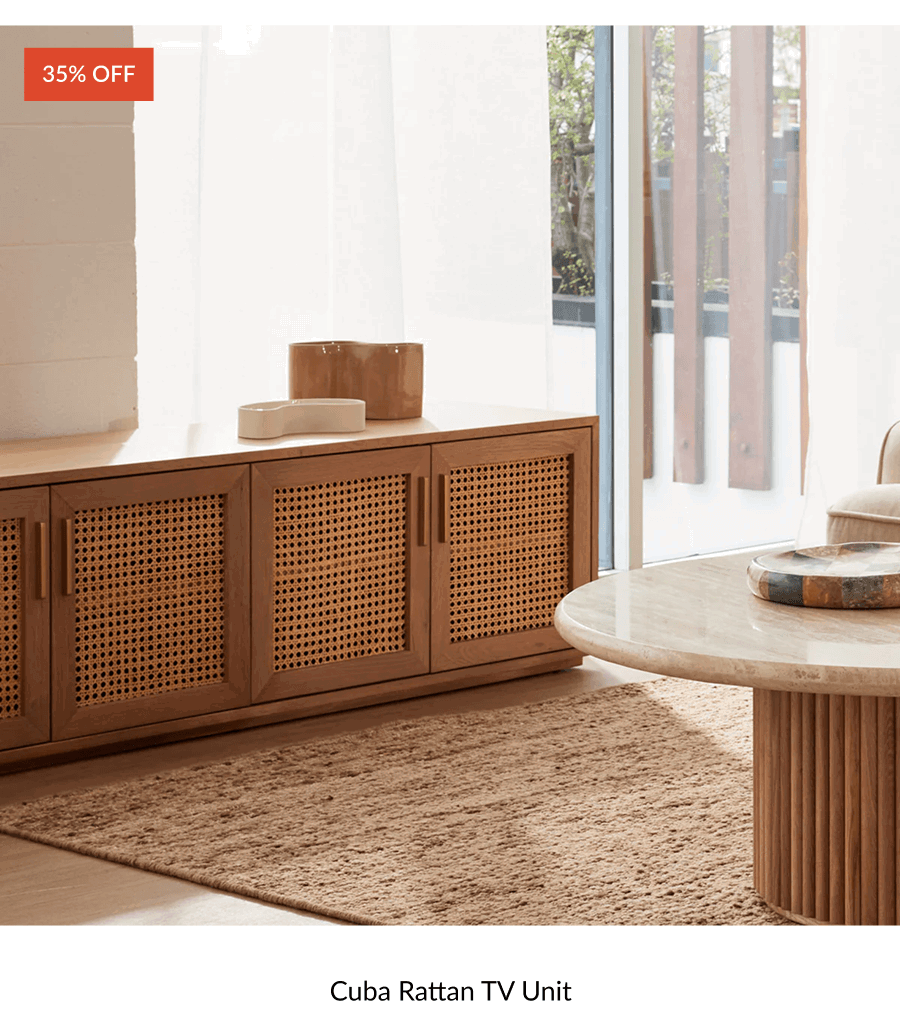Shop Cuba Rattan TV Unit (Large)