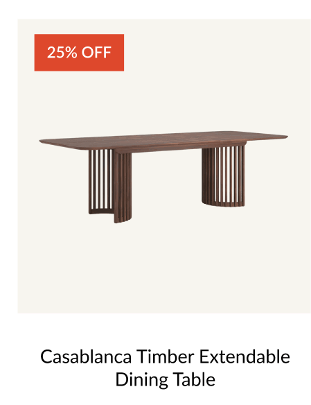 Shop Casablanca Timber Extendable Dining Table
