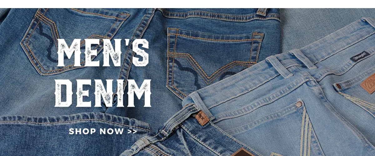 MEN'S DENIM | SHOP NOW >>