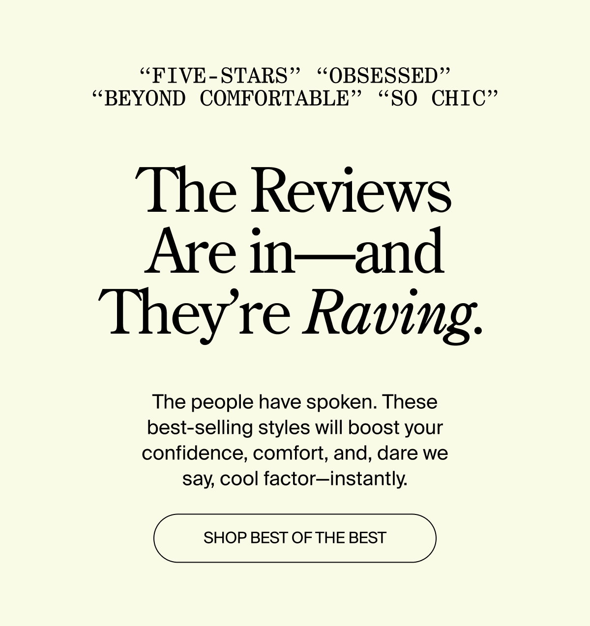 Shop best of the best
