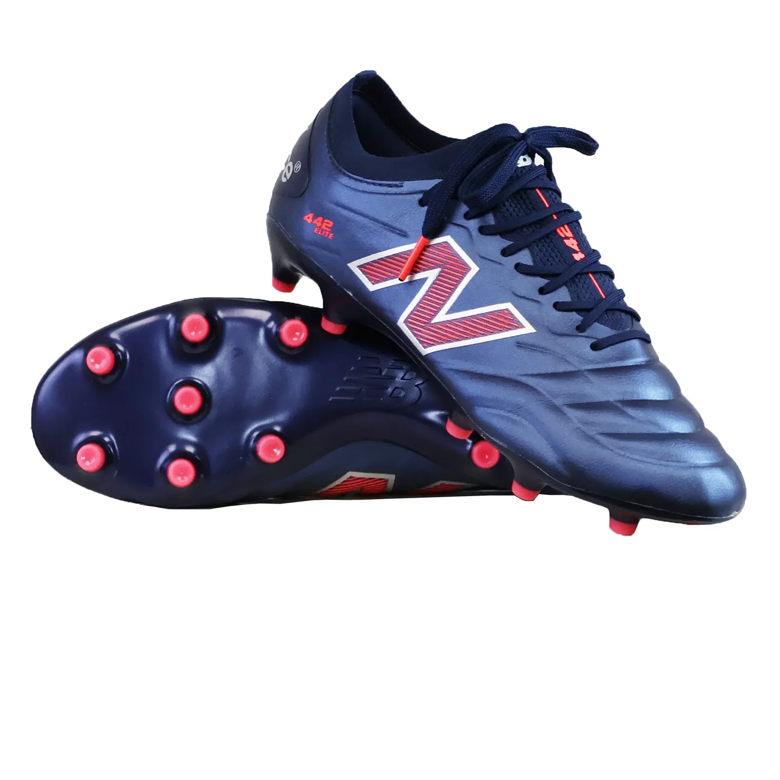Image of New Balance 442 V2 Elite FG - Navy/Energy Red