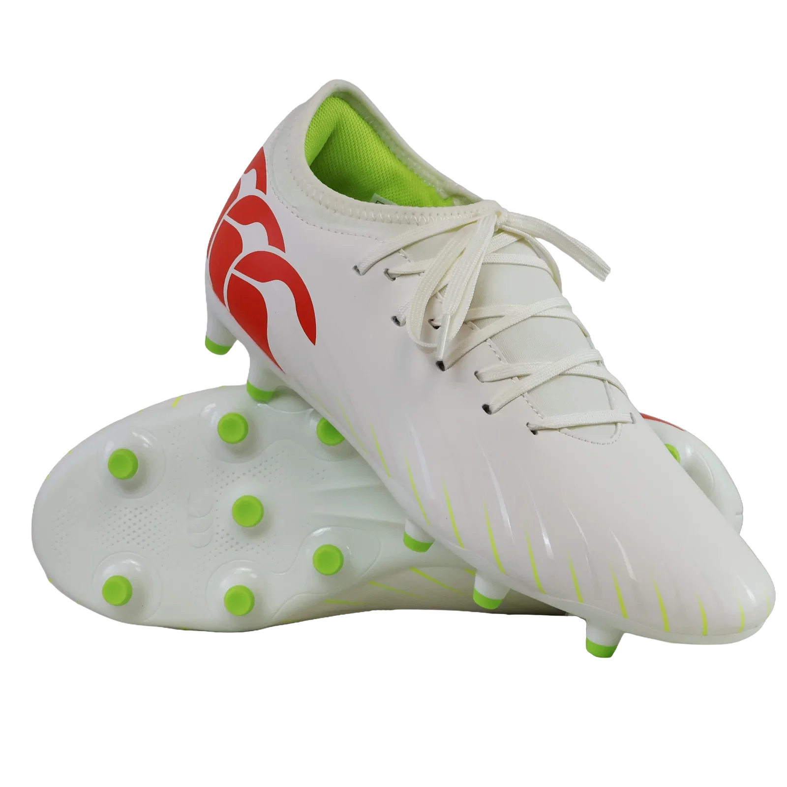 Image of Canterbury Speed Falcon Team FG - Snow White/Tangerine Tango