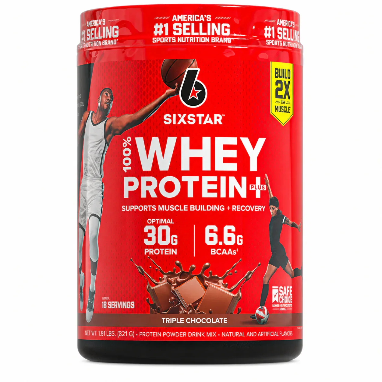 Six Star 100% Whey Protein+ Plus 1.8lbs