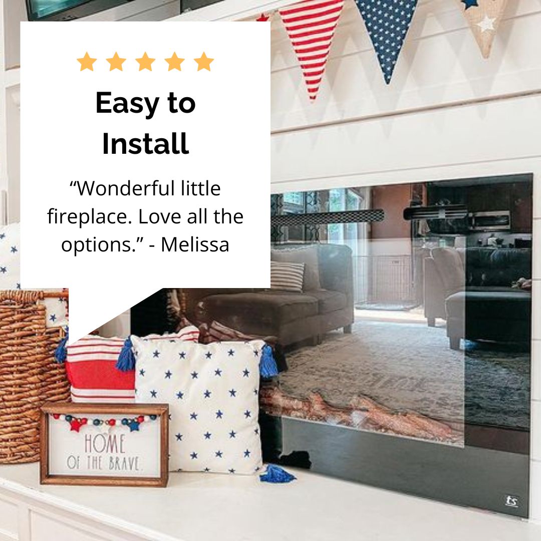 Celebrate with Touchstone Electric Fireplaces