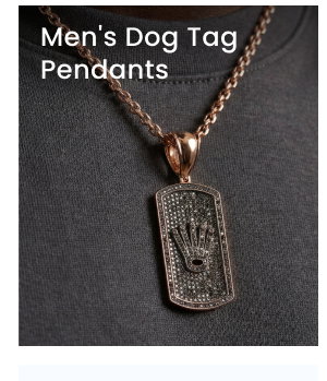 Men's Dog Tag Pendants