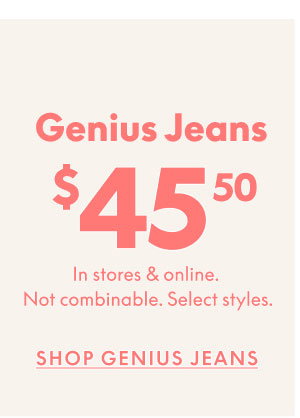 Genius Jeans $45.50