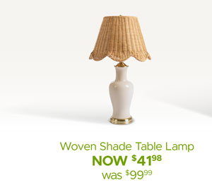 Woven Table Lamp