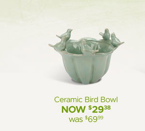 Ceramic Bird Bowl