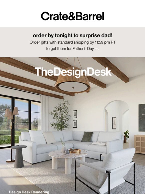 Get 100% free design help for your custom furniture order →