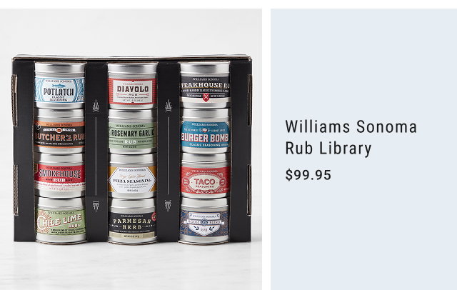 Williams Sonoma Rub Library $99.95