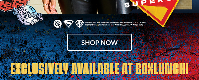 Truth. Justice. Whatever. Exclusive Supergirl Styles Available at BoxLunch! Shop Now