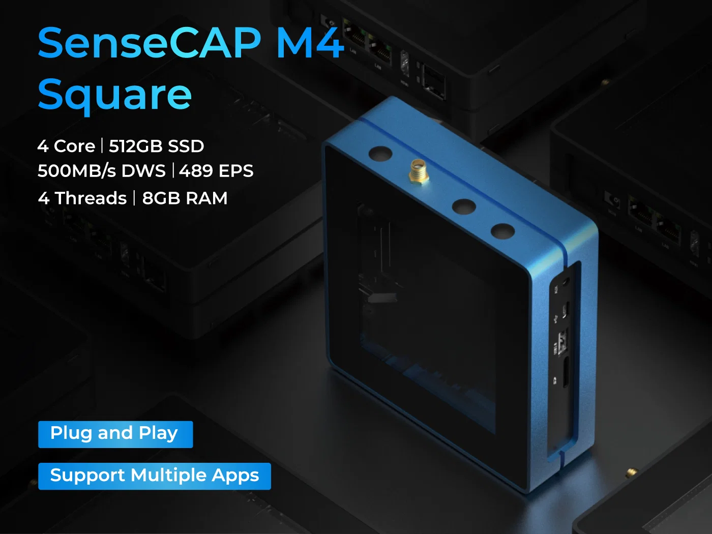  SenseCAP M4 Square - FluxNode & MystNodes