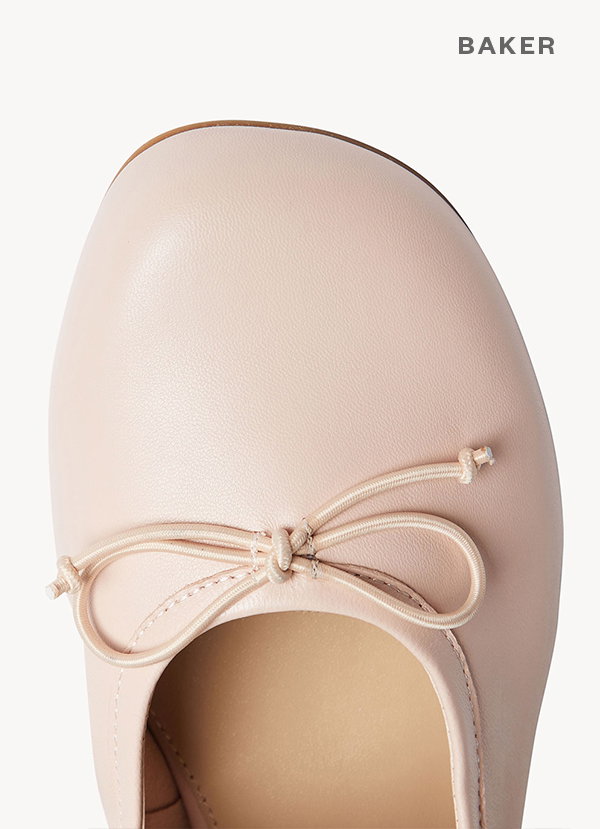 Baker Ballet Flat - Ballet Pink Leather