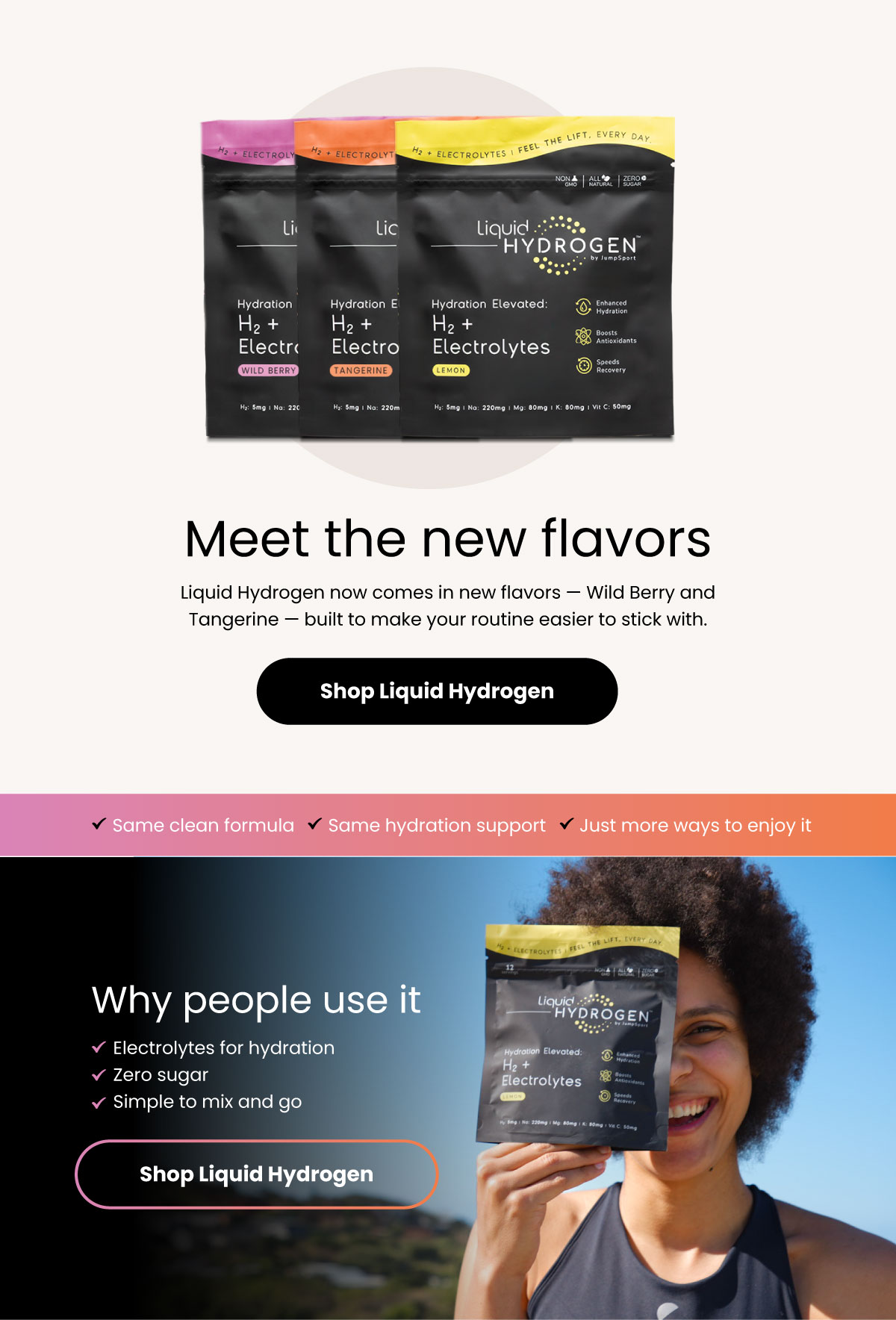 Same formula. Now in new flavors.