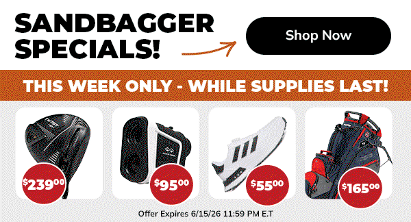 SANDBAGGER SPECIALS - Huge Savings on Essential Gear - This Week Only! Shop Now!