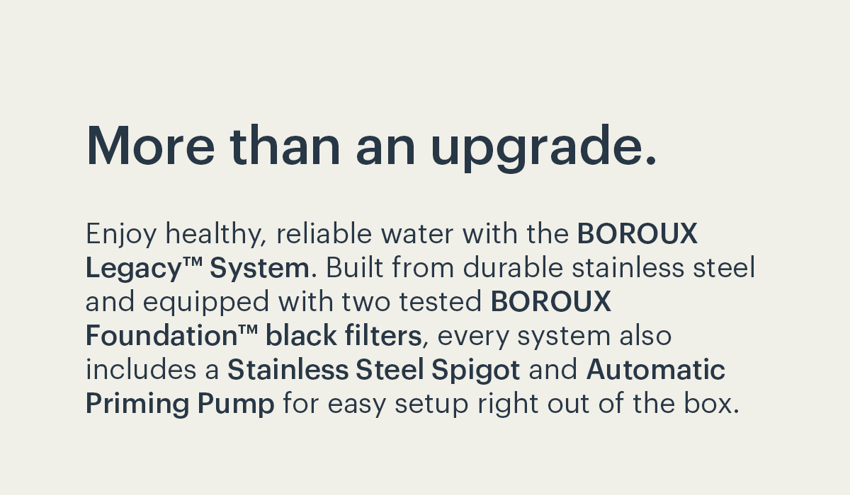 More than an upgrade.