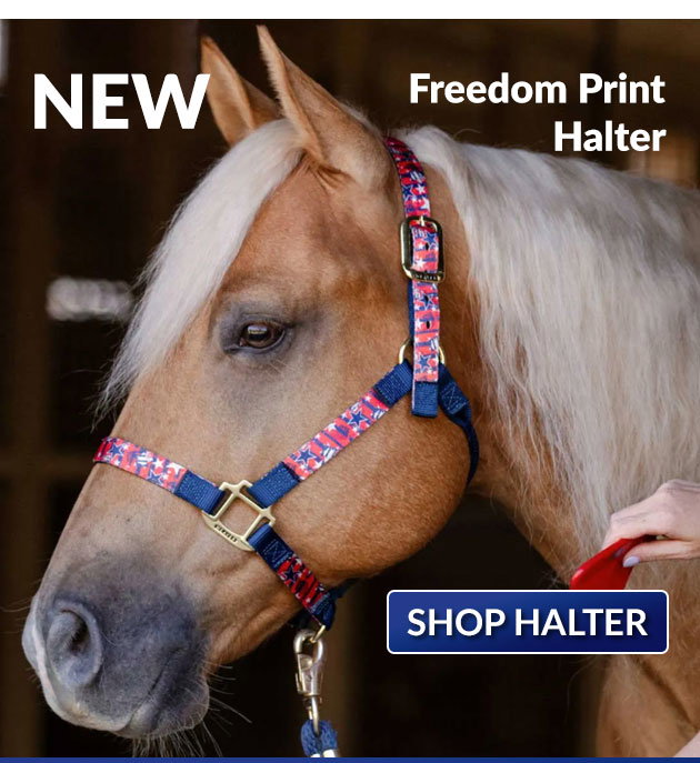 New Weaver freedom print halter