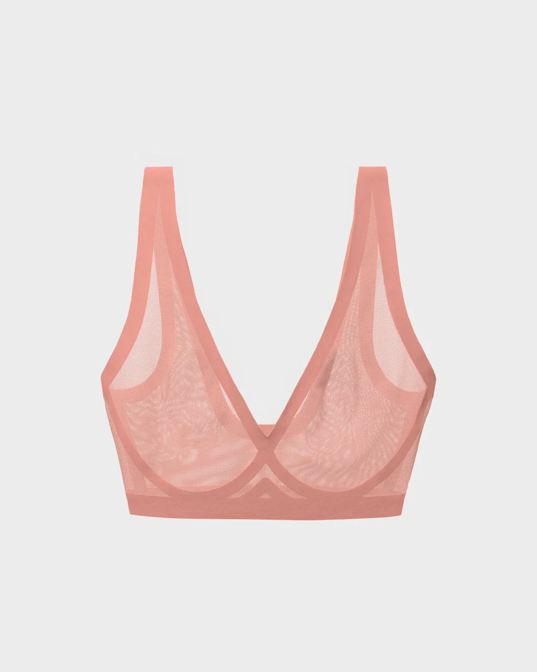 Image of Dusty Rose Sheer Bralette
