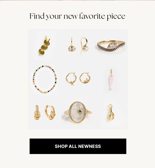 Shop new jewelry from Mod+Jo including charms, huggies, hoops, rings, and more.