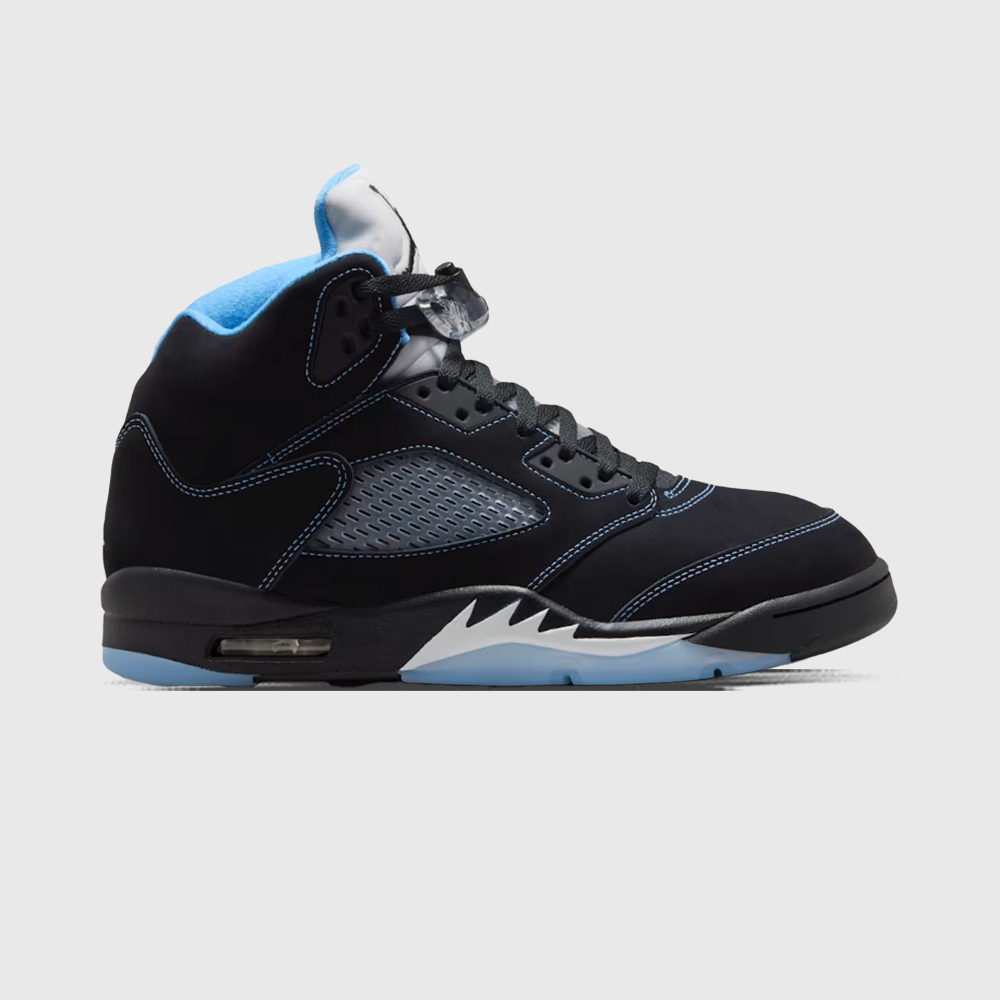 Air Jordan 5 Retro 'Black Carolina' - Black/Multi