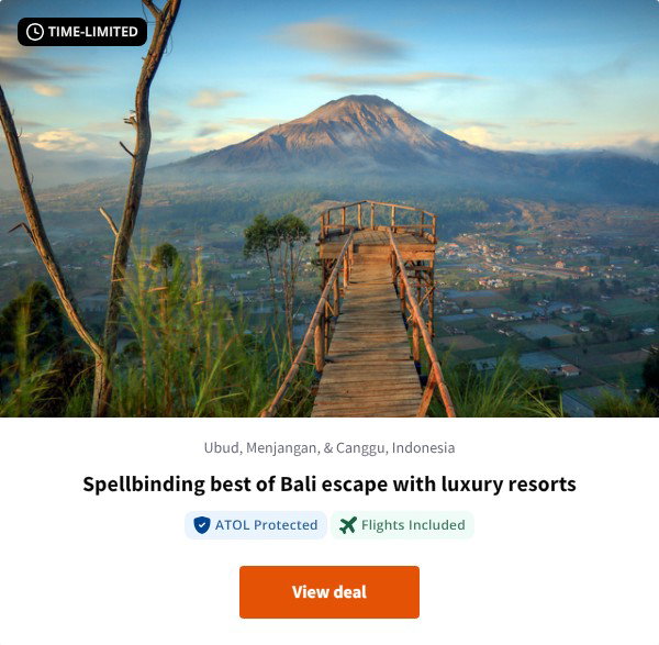 Spellbinding best of Bali escape with luxury resorts