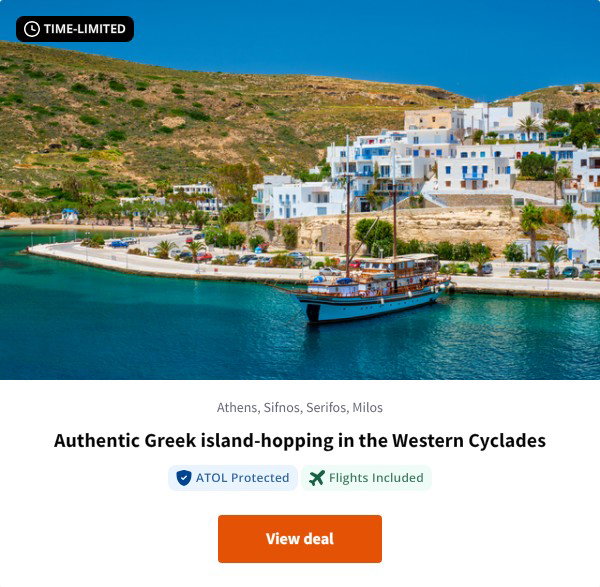 Authentic Greek island-hopping in the Western Cyclades
