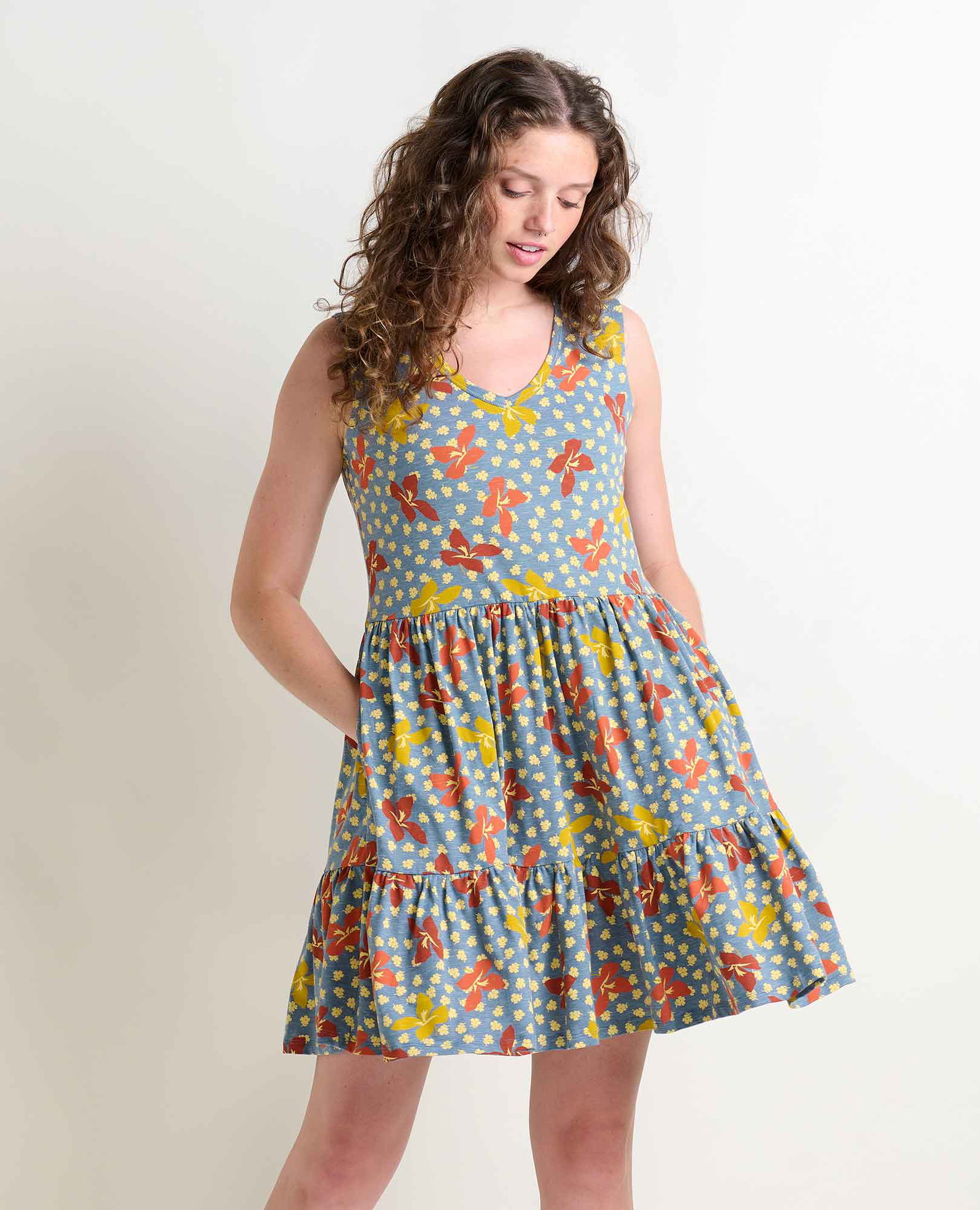 Image of Marley Tiered Tank Dress