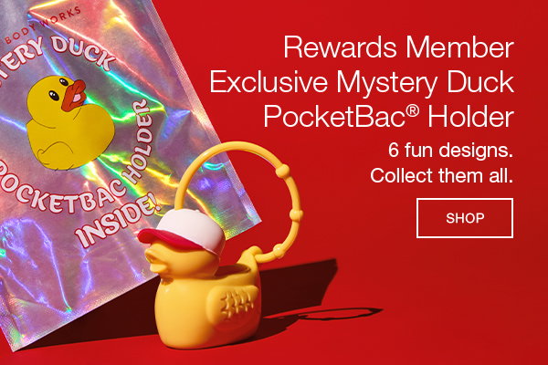 Rewards Member Exclusive. Mystery Duck PocketBac® holder. 6 fun designs. Collect them all. Shop now.