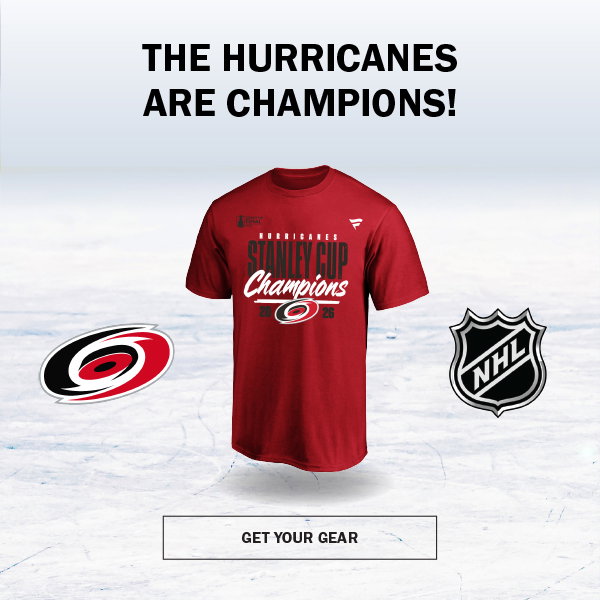 THE HURRICANES ARE CHAMPIONS! GET YOUR GEAR