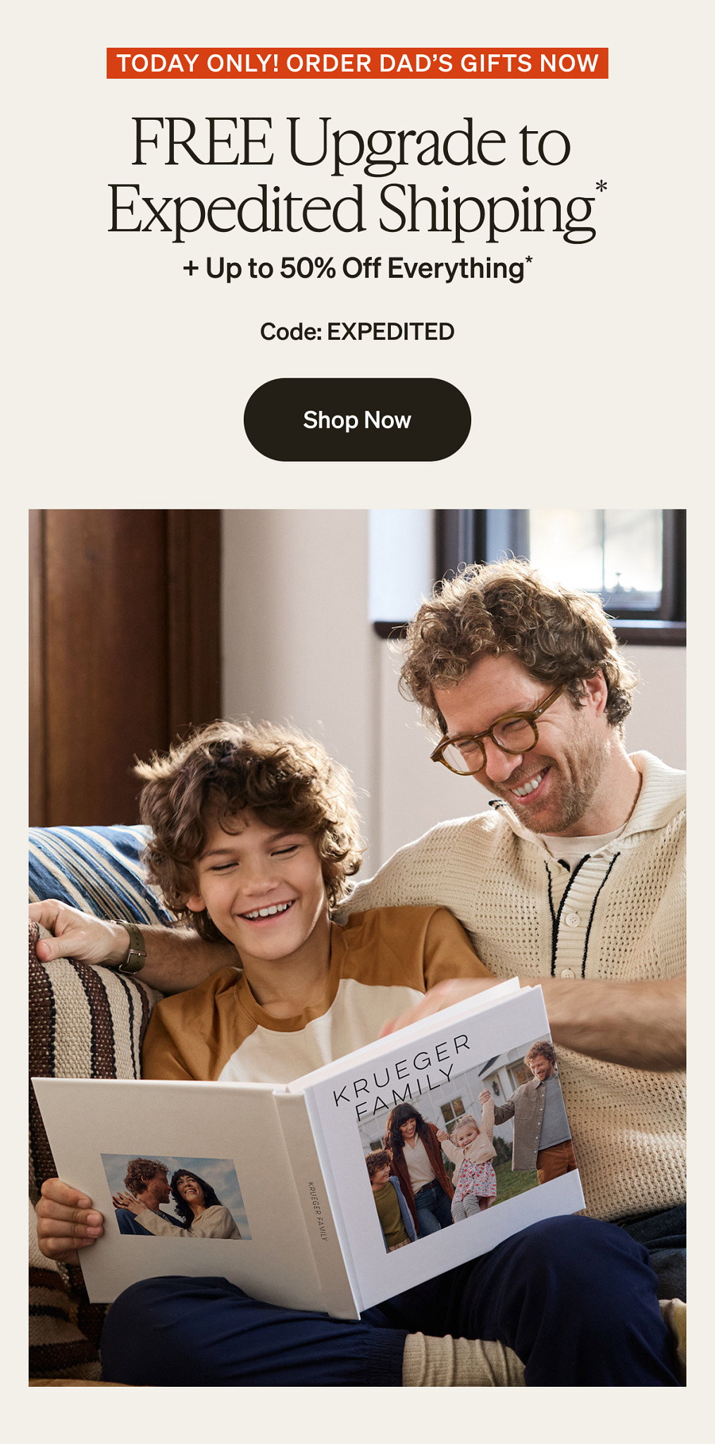 Free Upgrade to Expedited Shipping + Up to 50% Off Almost Everything