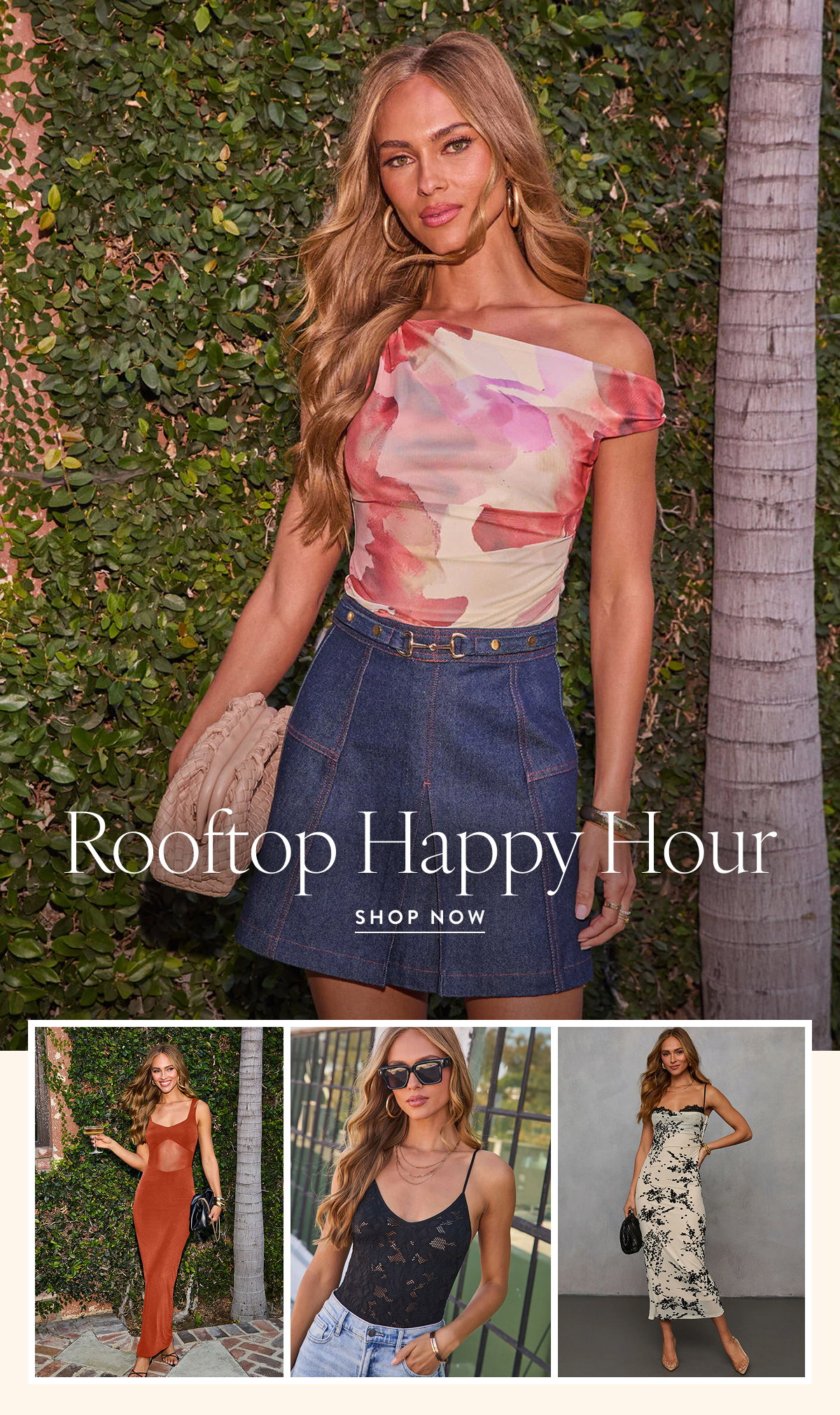 Rooftop Happy Hour. Shop Now