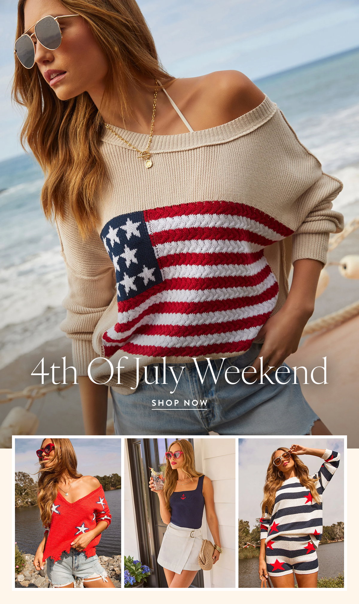 4th of July Weekend. Shop Now