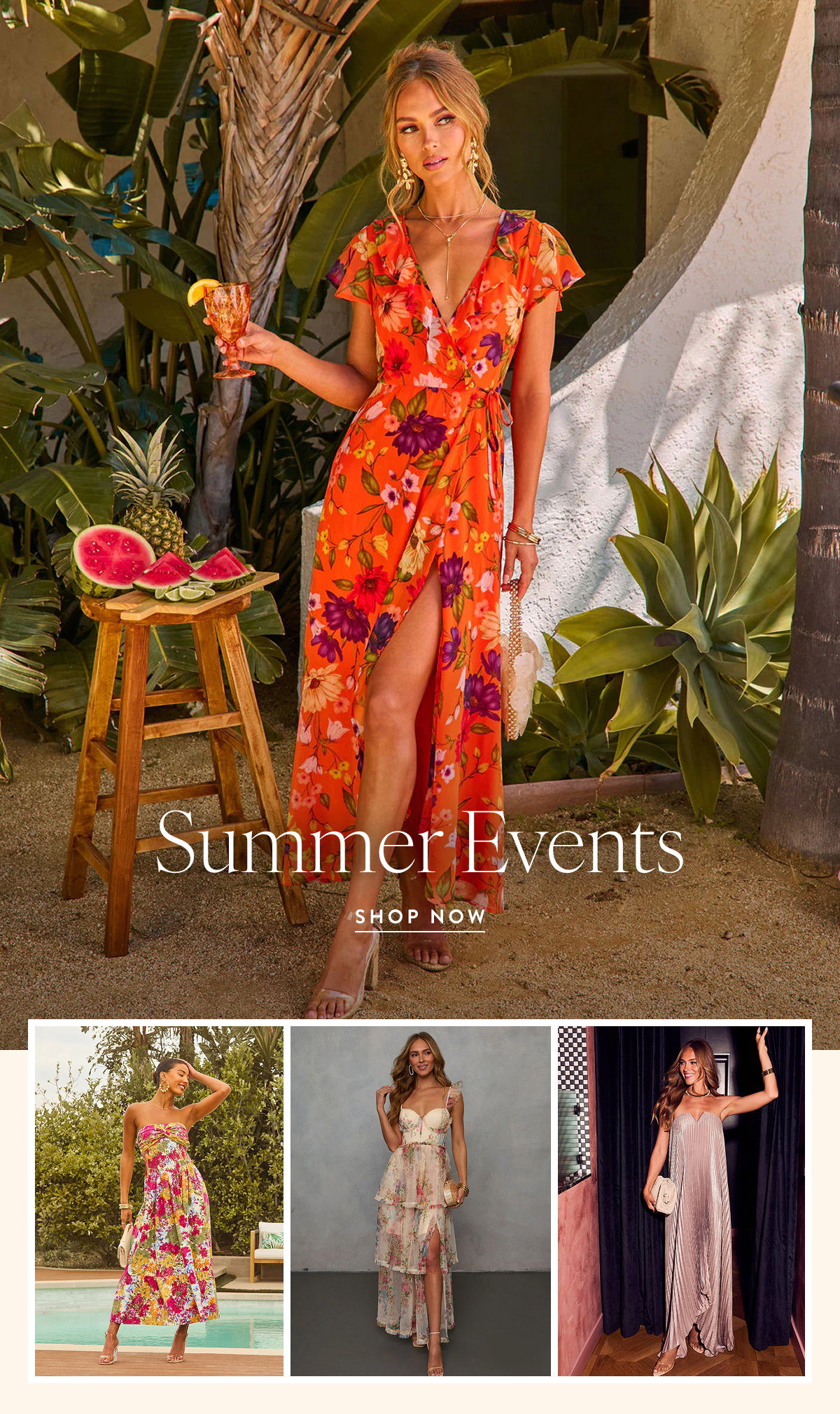 Summer Events. Shop Now