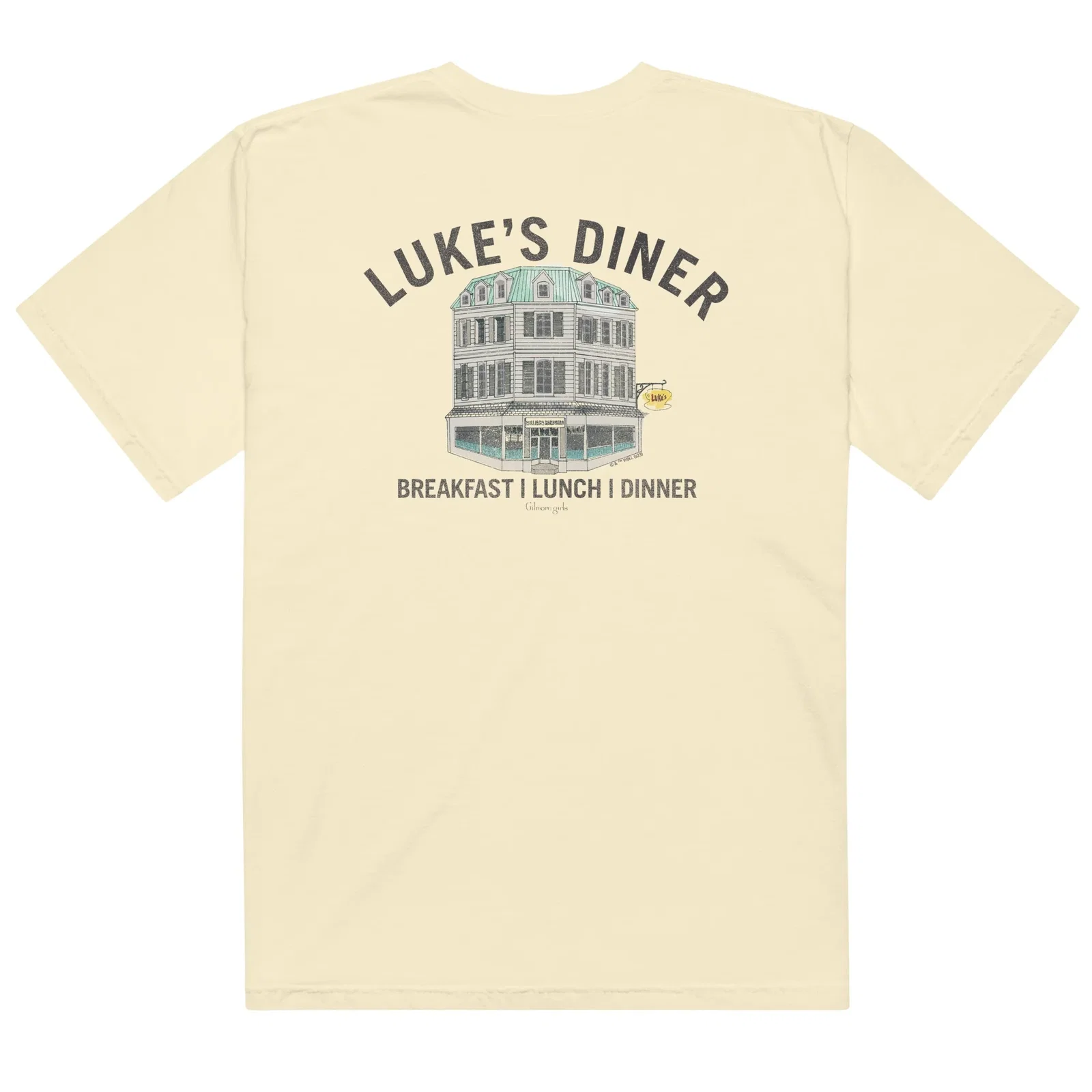 Image of Gilmore Girls Luke's Diner Comfort Colors T-shirt