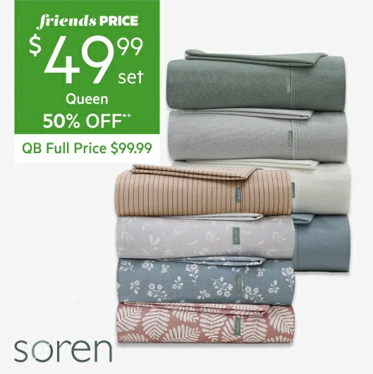 soren flannelette sheet sets