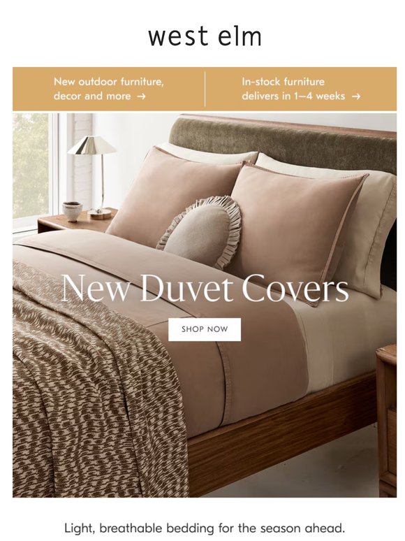 New summer bedding