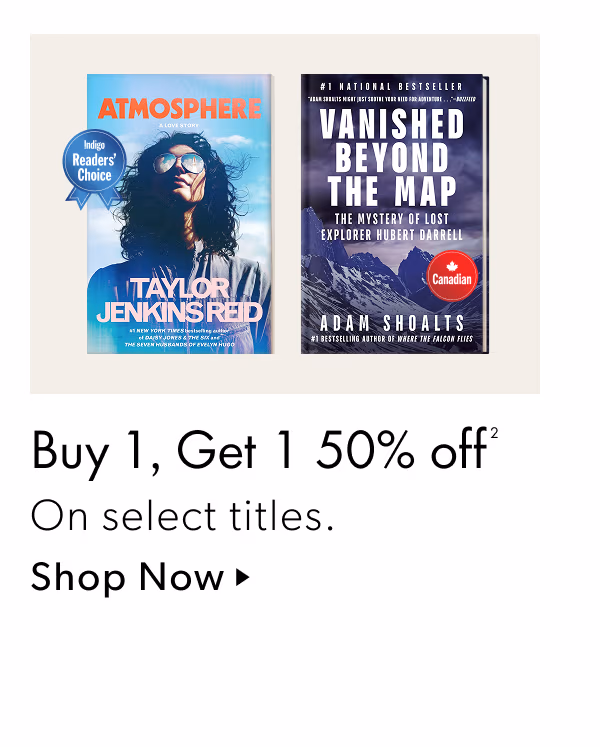 Buy 1 , Get 1 50% off | On select titles.