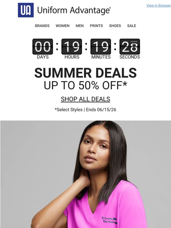 Last Day to Save Up to 50% Off ☀️ Easy Stretch, Cherokee & More