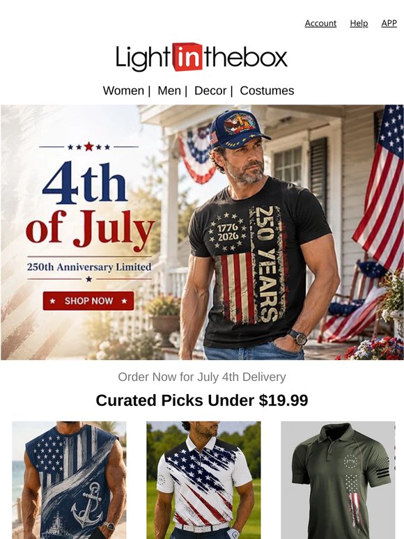 Patriotic Styles Under $19.99